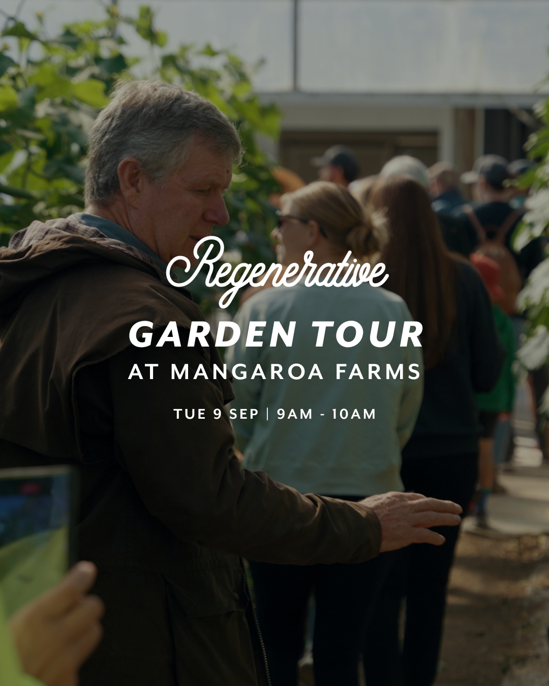 Regenerative Garden Tour — Tue 9th September | 9AM - 10AM
