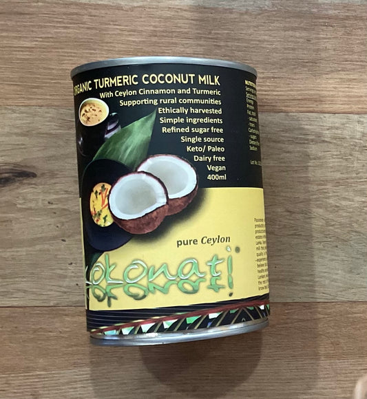 Turmeric Coconut Milk Organic 400ml - Kokonati