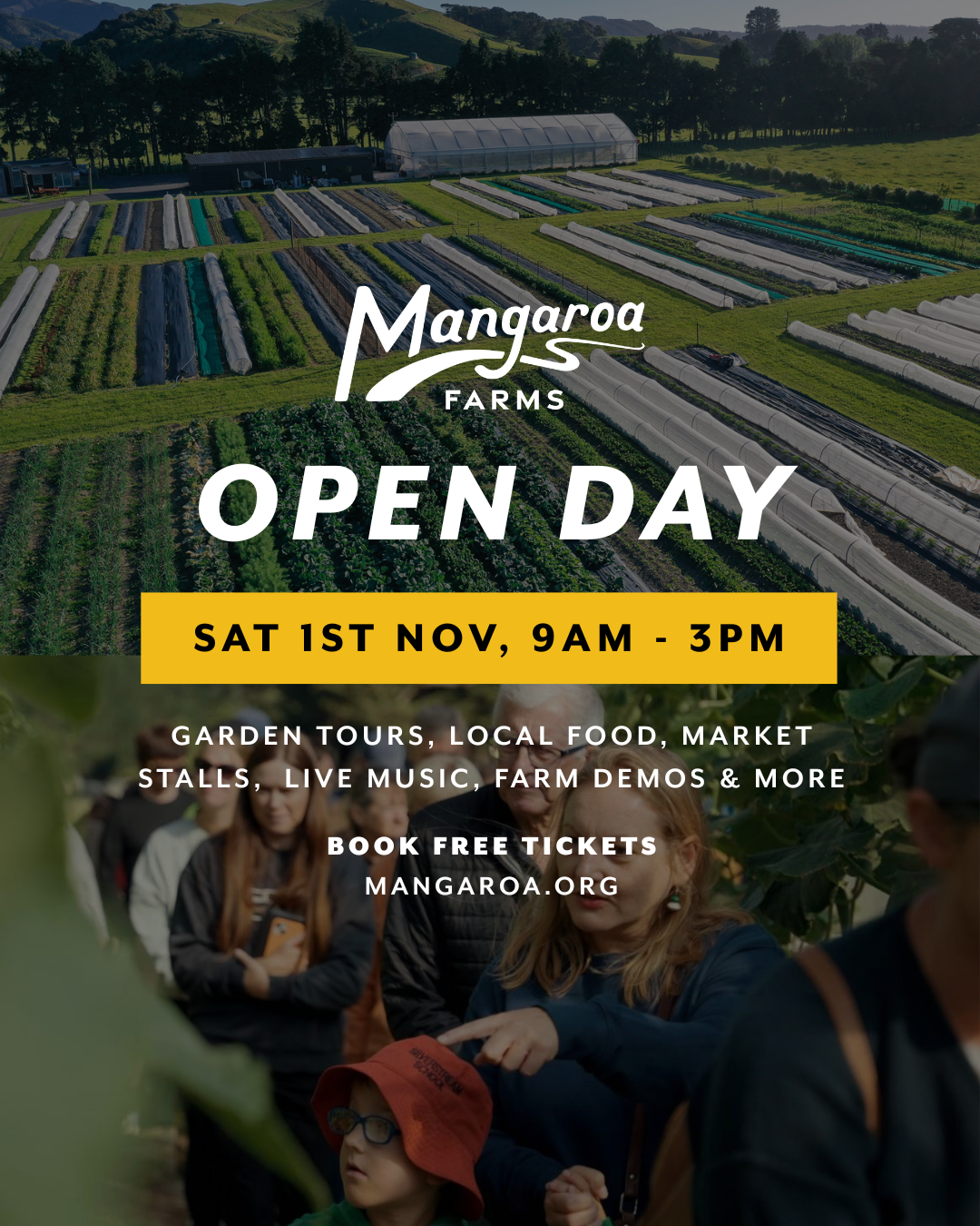 Mangaroa Farms Open Day — Sat 1st November | 9AM - 3PM