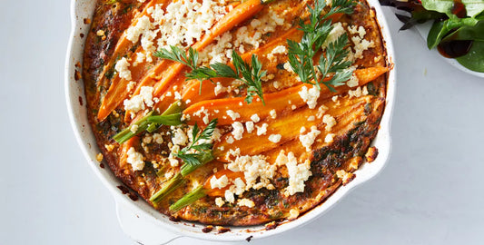 Roasted Carrot & Feta Frittata