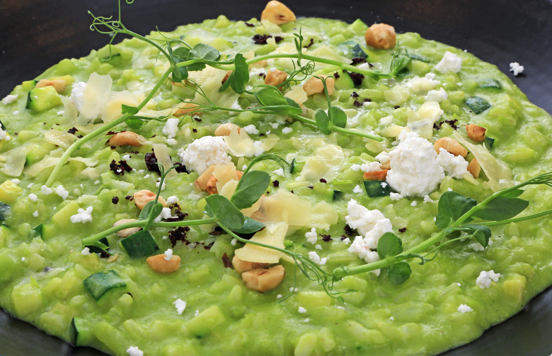 Creamy Kale and Leek Risotto