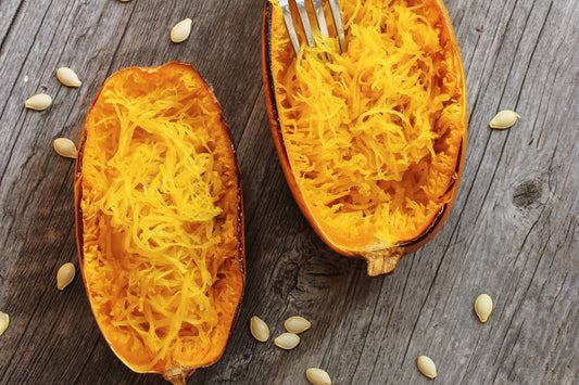 Roasted Spaghetti Squash with Garlic & Thyme