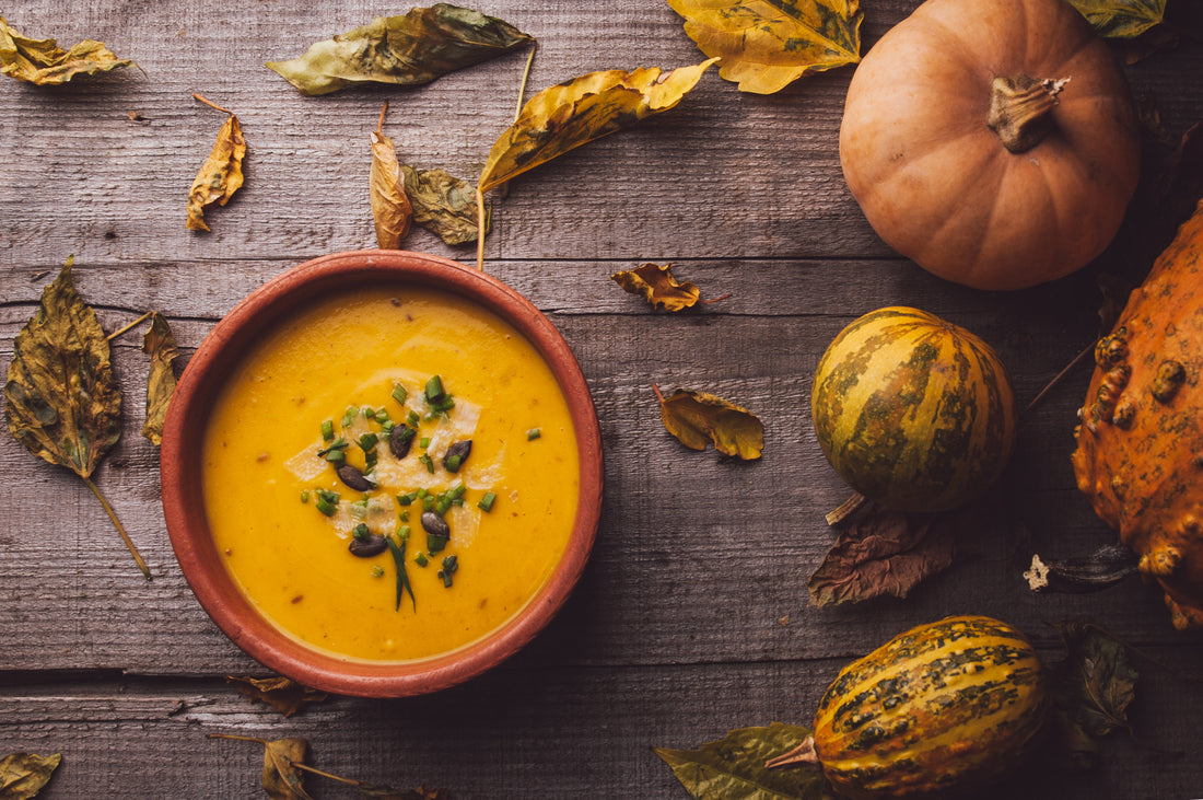 Creamy Squash & Red Lentil Soup