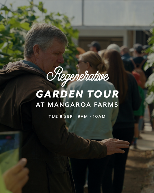 Regenerative Garden Tour — Tue 9th September | 9AM - 10AM