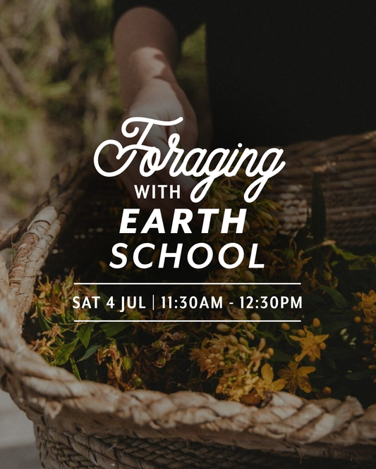 Foraging with Earth School Aotearoa | Roots — Sat 4th July | 11:30AM - 12:30PM