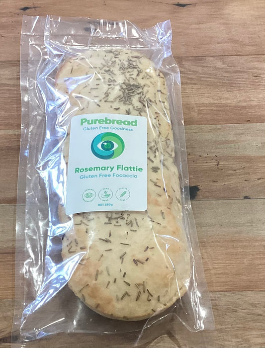 Rosemary Flattie GF 350g - Purebread
