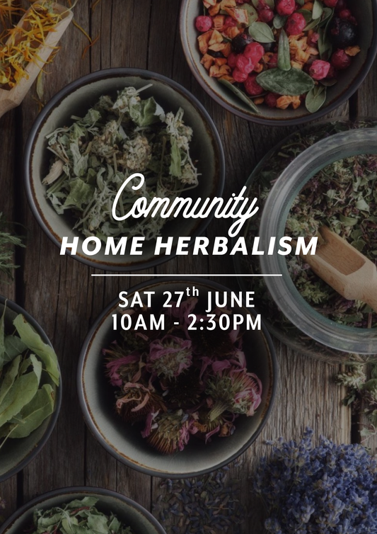 Community Home Herbalism — Sat 27th June | 10:00AM - 2:30PM