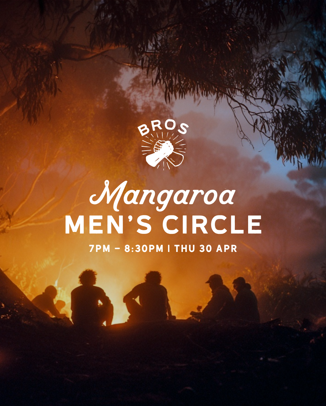 Mangaroa Men's Circle — Tue 2nd June | 7:00PM - 8:30PM