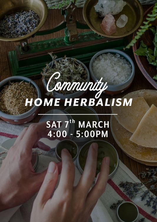 Community Home Herbalism — Sat 7th March | 11:30AM - 2:00PM