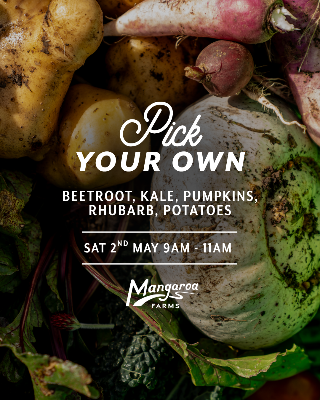 Pick Your Own Veges — Sat 2nd May | 9:00AM - 11:00AM