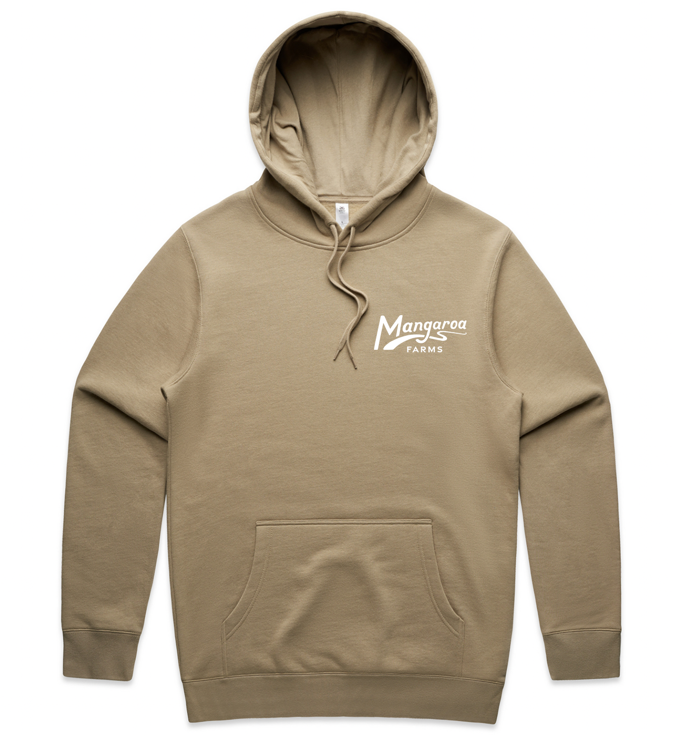 Mangaroa Men's Stencil Hoodie - Sand