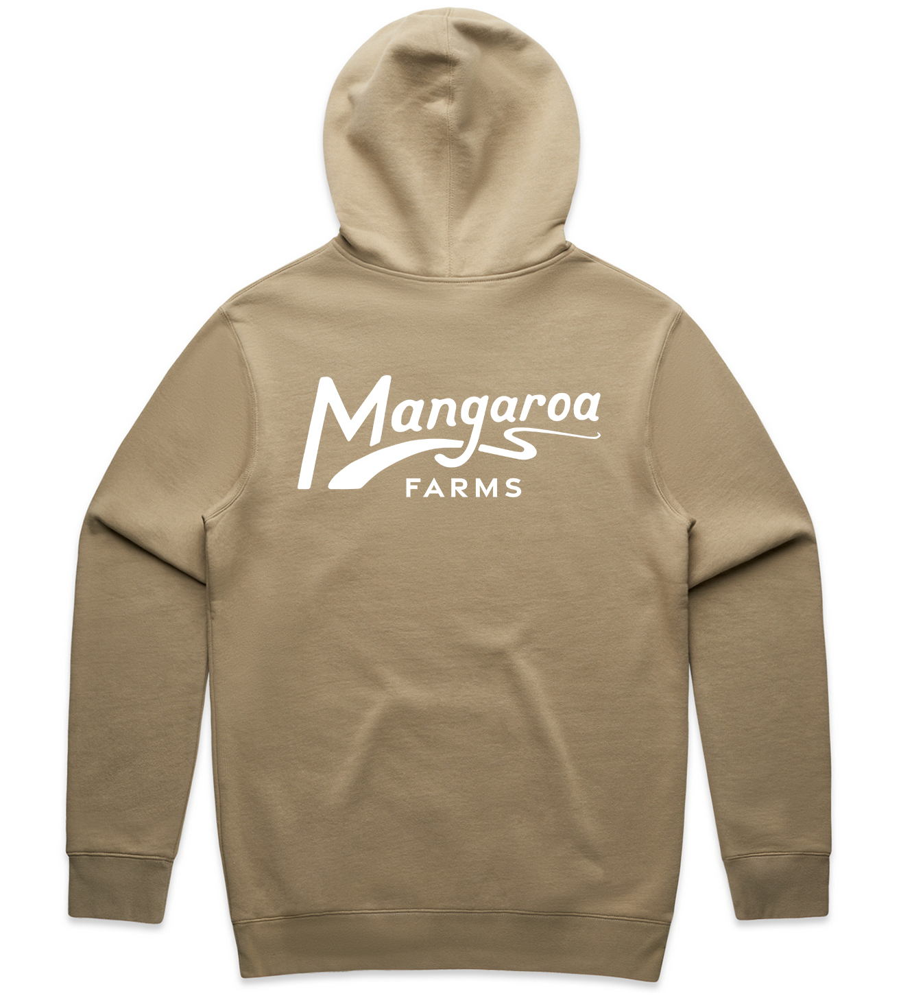 Mangaroa Men's Stencil Hoodie - Sand