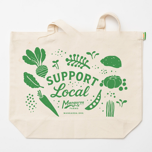Organic Cotton Canvas Bag - Mangaroa Farms